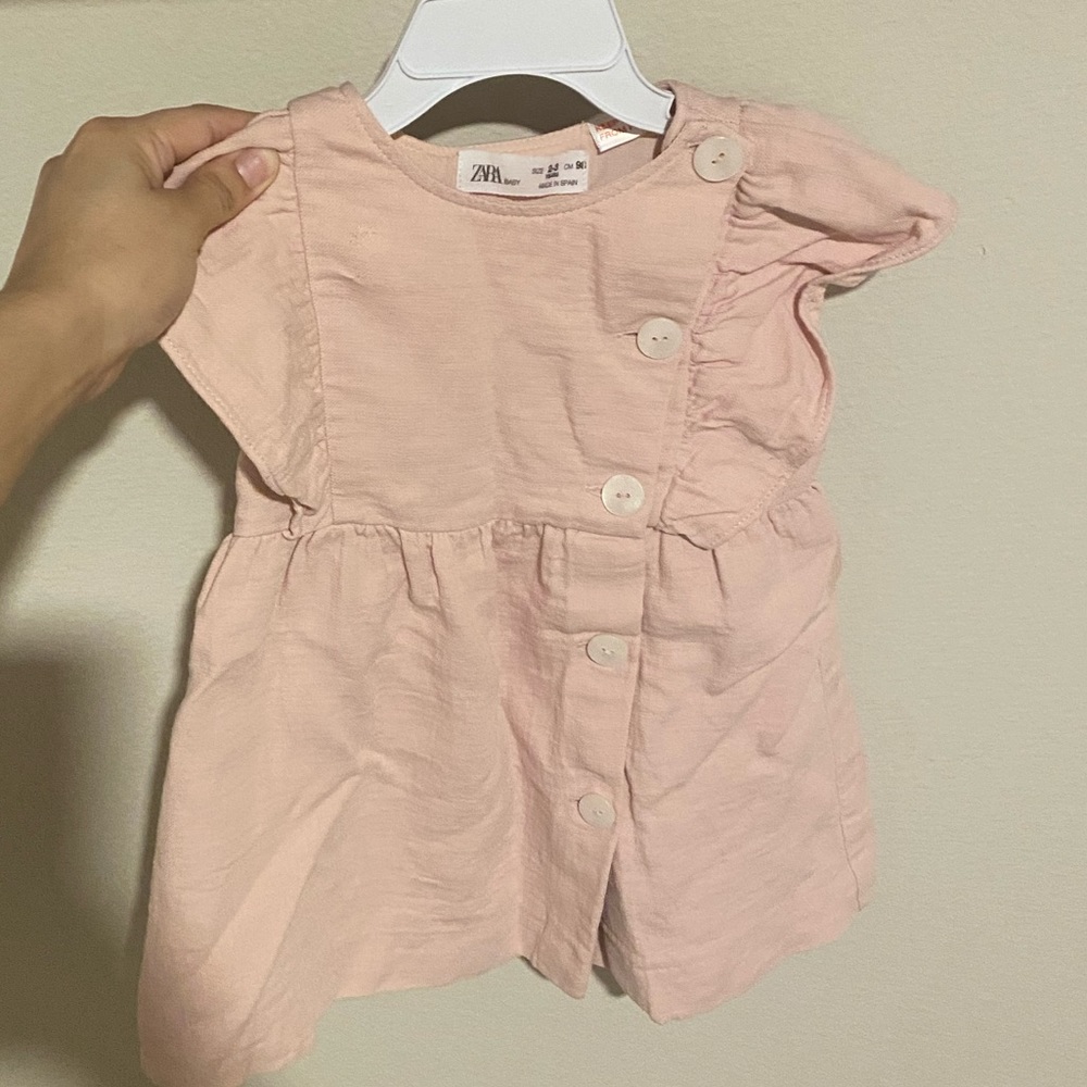 Zara 2-3T toddler pink nude dress